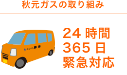 秋元ガスの取り組み