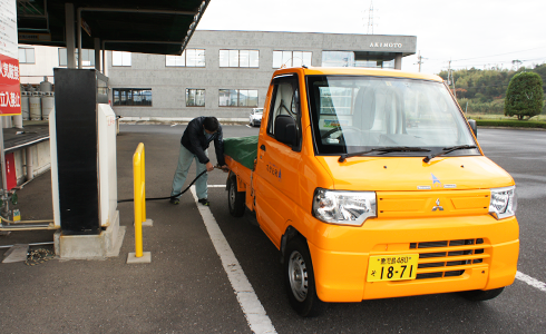 配送トラック(LPガス車)